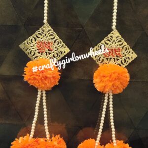 Marigold Shubh Labh Hanging